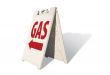 Gas Tent Sign