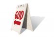 God Tent Sign