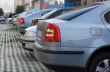 Company cars, parked