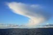 cloud above a lake