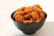 Bowl of asian crackers