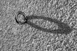 Metal - hook, eyelet in a wall.