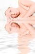 Wellness girl series laying down seeing