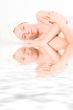 Wellness girl series laying down resting