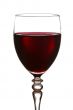 Glass of red wine
