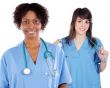 Two women doctor