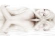 Beautifull blond lying like cinderella