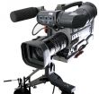 dv-camcorder on crane