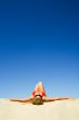 Sunbathing woman