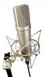 isolated studio microphone