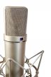 isolated studio microphone