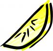 Sliced lemon