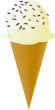 Fancy decorated ice cream
