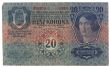 very old Hungarian banknote 1913