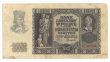 High- very old Polish banknote 1940