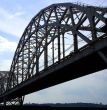 Railway bridge close-up