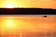 sunset on a lake Graduevskoe