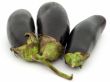 Three big eggplants
