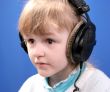 girl with headphones