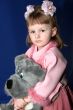 girl with toy