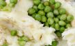 mashed potato and peas