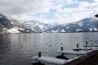 Tranquil Alpine lake