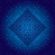 floral fancy repeat blue