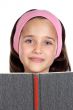 girl reading a book