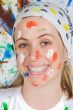 Woman painting