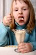 girl eat ice-cream