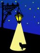 Lamp in the night