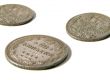 isolated old russian coins