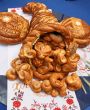  	Handmade festive Bread Horn of Plenty