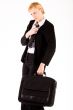 Shy business woman