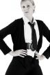 Business woman in fashion pose