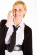 Business woman on the phone