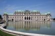 Summer palace Belvedere in Vienna