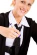 Business woman wants to write