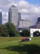 Resting on the grass