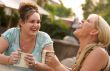 Girlfriends Enjoy A Conversation