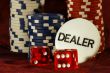 Dice and player chips