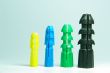 yellow blue green black