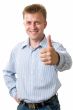 man with thumbs up