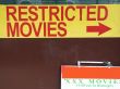 restricted movies sign