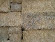 Close up of straw bales