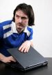man and laptop