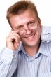 smiling man with glasses
