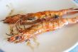 Grilled prawns