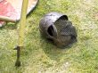 Knight metal helmet