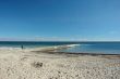 Deserted public beach